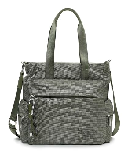 Suri Sports Marry Shopper sac à épaule bandoulière kaki en toile souple légère