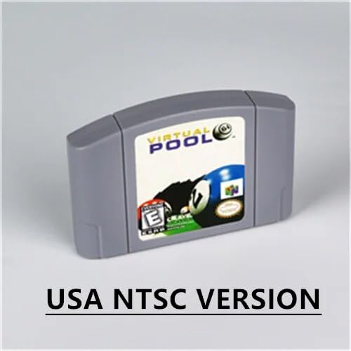 Amazon.com: Virtual Pool 64 for 64 Bit reproduction Game Cartridge USA ...