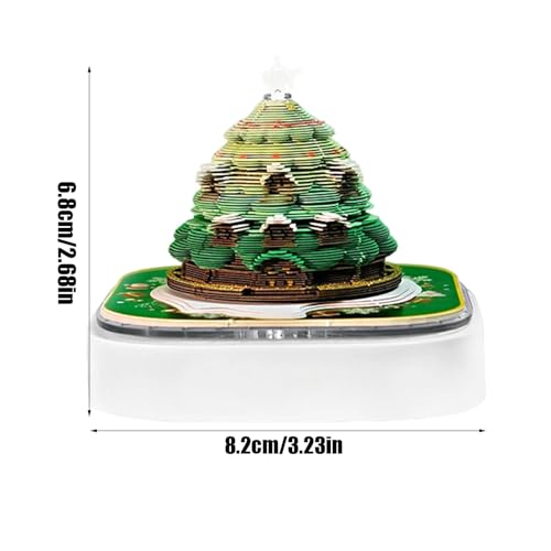 Calendario 2026, calendario de árbol de Navidad 2026, planificador de escritorio decorativo iluminado, para profesores, estudiantes, adultos, Navidad, hogar, trabajo, estantería, dormitorio, mesita de - imagen 6