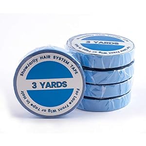 ShowJarlly Doppelseitiges Klebeband für Haarverlängerungen 0.8cm*3Yards