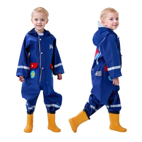 Imperméable pluie enfants 1-8 ans garçon fille veste réfléchissante