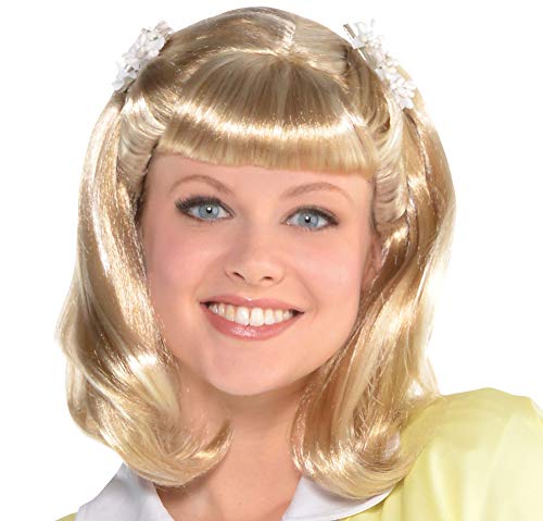Suit Yourself Grease Sandy Olsson Summer Nights Wig for Adults, One Size, Just Like The Summer Nights Scene