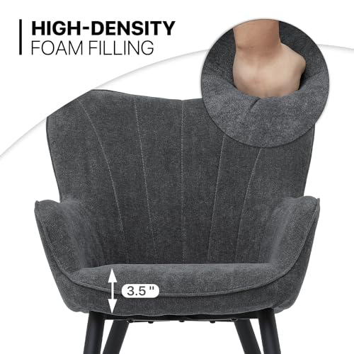 Sillón Elegante Moderno Gris miniatura 6