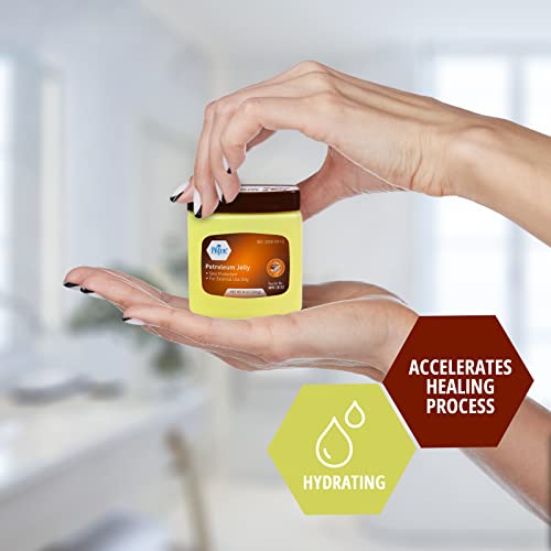 MED PRIDE Petroleum Jelly With Cocoa Butter Fragrance [ 8oz Tub ] - Skin Protectant For Dry Skin, Rashes, Minor Burns & Wounds- Powerful Moisturizer For Chapped Lips, Dry Hands, Chaffed Skin - Thumbnail 3