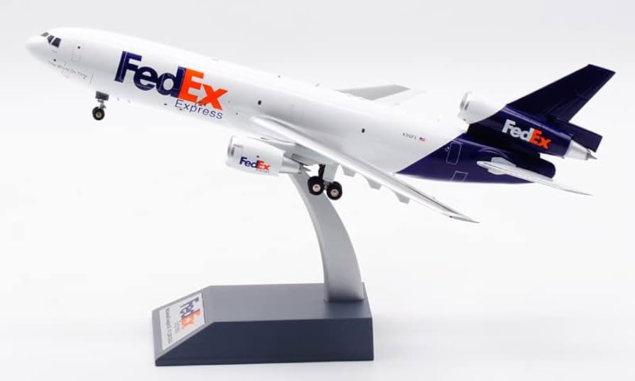 FedEx DC-10 1/200スケールモデル DC-10-30 1:200 Diecast Model - Aviation 200 AV-BBOX048 - $118.95