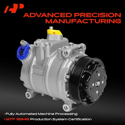 A-Premium Air Conditioner AC Compressor with Clutch Compatible with Jaguar XJ 1994-1999/2003-2009, XF 2008-2015 by A-Premium - Used condition - Image 3