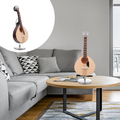 Guitarra portuguesa de madera como obsequio original de escritorio para compañeros 7