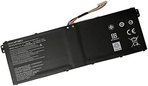Batterie AP16M5J Pour Acer Aspire 1/3/5 - 37 Wh, 7.7V, 4 Cellules, Compatible Nombreux Modèles