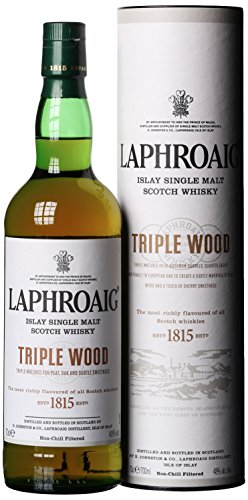  Laphroaig Triple Wood Islay Single Malt Scotch...