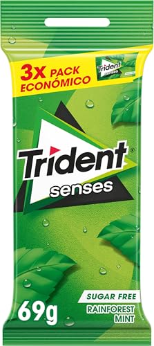Trident Chicles Sabor Hierbabuena Senses Trident 3 x 23g