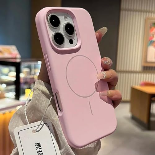 Coque silicone iPhone 13 rose avec doublure douce microfibre