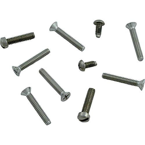 Pentair 79205500 Screw Replacement Kit Small Stainless Steel Niches,Black