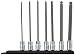 GearWrench 80574 7 Piece 3/8-Inch Drive SAE Ball Hex Bit Socket Set