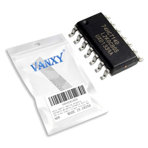 74HCT14 Lot de 10 inverseurs hexagonaux Schmitt Boîtier SOIC-14 pour circuit électronique