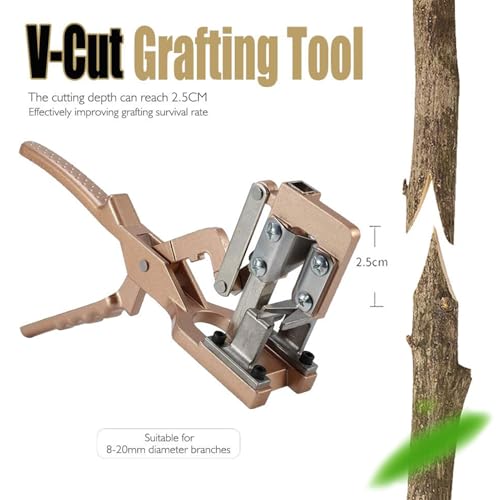 Ciseaux de greffage aluminium avec poignée anti-dérapante pour branches