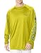 Columbia Men's Terminal Tackle Long Sleeve Shirt, Autzen/Blue Chill Logo, X-Large