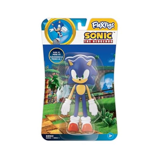 Flexfigs™ Figura de Acción - 1 Pack - Sonic The Hedgehog