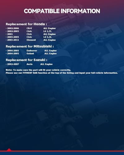 Image of KAX AC Blower Motor for Honda Civic 2001,Civic 2002-2005 1.3L /1.7L,CR-V 2002-2006, Element 2003-2011,Endeavor Galant 2004-2005,Aerio 2002-2007, HVAC Heater Blower Motor Replaces# 700005 79310S5DA01