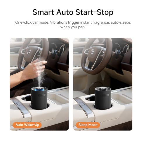 Waterless Diffusers for Essential Oils, Car Mode Auto Start-Stop & Home by nimin - Used condition - Image 5