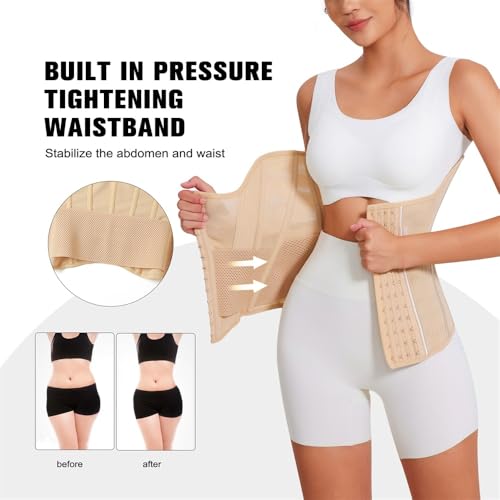 Image of Waist Cincher Trimmer Belt Girdle Workout Shapewear Tummy Control Shaper Waist Trainer for Women