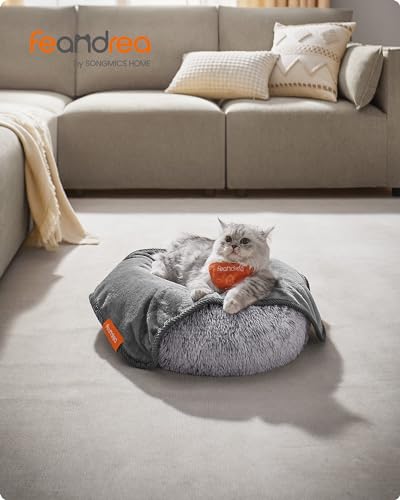 Feandrea Hundedecke, Katzendecke waschbar, 3er Set Haustier-Decke, XS, 60 x 40 cm, für Katzenjunges und Kätzchen, Flanell, Schutzdecke für Sofa, schiefergrau PPB011G01