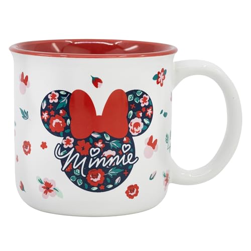 Stor TAZA CERAMICA DESAYUNO 400 ML | MINNIE MOUSE GARDENING