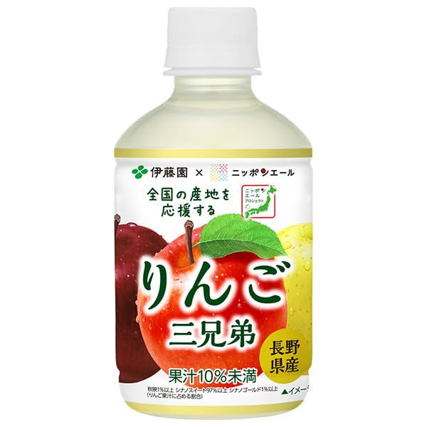 Amazon.co.jp: 伊藤園 ニッポンエール 長野県産りんご三兄弟 280g