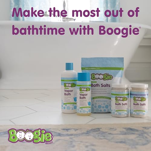 Sais de banho calmantes infantis da The Makers of Boogie Wipes, hipoalergênicos, derivados naturalme