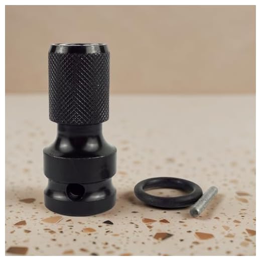1pc Electric Wrench Drill Chuck Conversion Head - Hex Head 1/2 Turn 1/4 Expansion Bit, Durable Metal Construction with Textured Grip for Secure Workpiece Handling