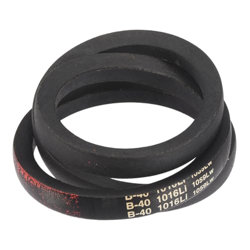 Image of Uxcell 3 Pack B-40 Classic Wrapped V-Belt, 43 inch Outside Circumference, Black, Industrial Rubber V-Belt