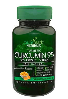 Puremark Naturals Tumeric Curcumin 95-60 ct, Pack of 2