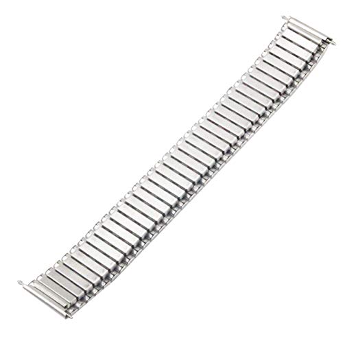 Bande d'acier de poignet extensible 18mm 20mm 22mm STACTES DE MONTRANGE boucle noire