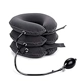 Fácil de usar: coloca el dispositivo alrededor del cuello. Ajusta las correas según sea necesario. Bombea con la bomba hasta que tengas una agradable tracción. Úsalo varias veces al día durante 15 minutos y después durante 20 o 30 minutos.