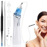 Ear Wax Vacuum Removal, Upgrated Electric Ear & Nose Cleaner,USB Charge Soft Earwax Removal Kit,...