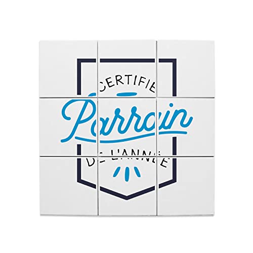 Carreaux céramique décoratif parfait comme cadeau pour un parrain de l'année validé