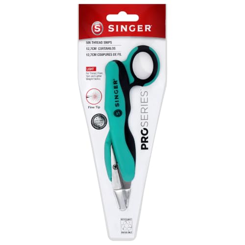 SINGER ProSeries 5 Thread Snips Comfort Grip Sewing & Yarn Cutter