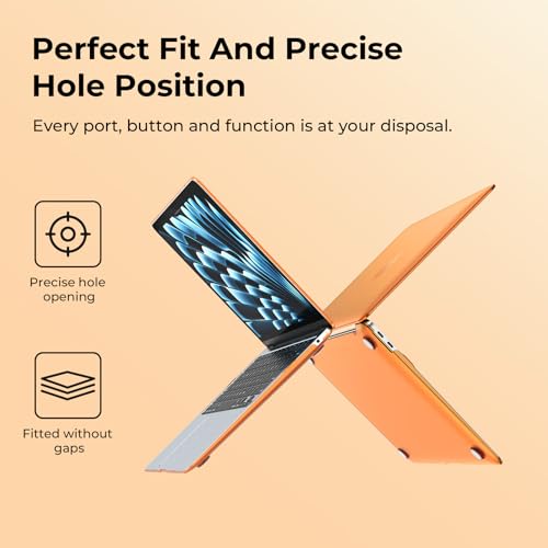 Image of EooCoo for MacBook Air 13.3 inch Case with Keyboard and Screen Protector