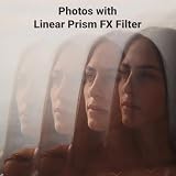 Filtr Obiektywu z Liniowym Wzmacniaczem do Fotografii, Filtr do Aparatu Liniowy Szklany Pryzmat MRC, Filtr z Pryzmatem Rozmycia do Portretowej Fotografii Krajobrazowej (67mm)