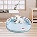 Bothyi Cat Sleeping Bed Cooling Mat Crate Bed Washable Cover Pad Soft Nest Pet Kennel for All Sized of Cats Four Season Puppy Kitten, 60cmx60cm
