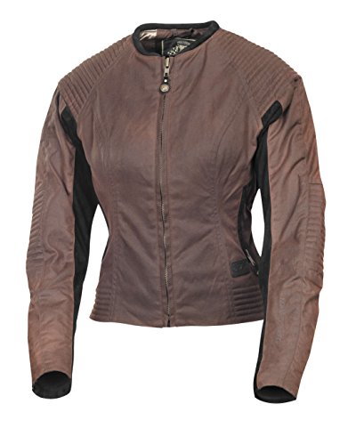 Roland Sands Design 0801-1237-4853 Jett Textile Womens Jacket (Brown, Medium)