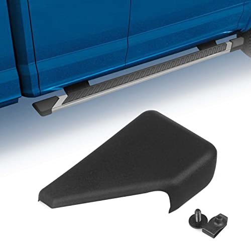 Left Rear Running Board End Cap Cover Compatible With Ford F150 F250 2015-2020 F-Series Super Duty 2017 Replaces # Fl3Z-16N455-Ba #TOP3