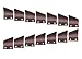 7LH + 7RH Carbide Trencher Cup Teeth, fits Chains w/ 2