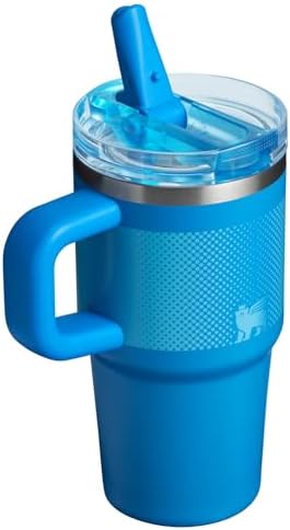 STANLEY Quencher ProTour Flip Straw Tumbler with Leakproof Lid 20 oz | Built-In Straw and Handle | Cup Holder Compatible for Travel | Insulated Stainless Steel Cup | BPA-Free | Azure Fade - View 5