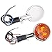 XuLong Motorcycle Rear Turn Indicator Light for Yamaha V Star 650 1998-2004/XV1100 V Star 1100 1999-2004/XV250 250 2008-2014/XJ700 / XJ700X 1985-1986/XJ750 1982-1983/XV535 Virago 535 1987-2000
