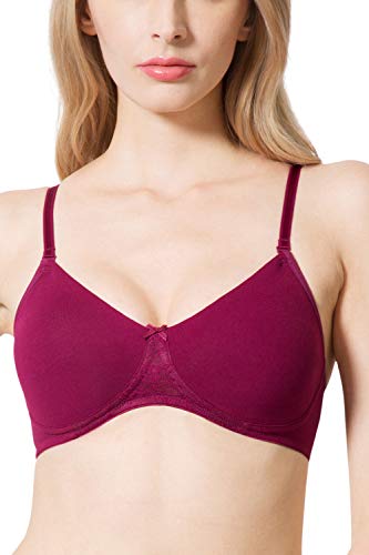 Image of Van Heusen Women's Everyday Cotton Bra|Medium Coverage|Non Padded|Non Wired|Seamless Moulded Cups|Anti Bacterial Tech| Keeps you Fresh|Sweat Absorbent|No Slip Soft Straps|Detachable Straps|Style 11001