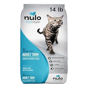 Nulo Freestyle Adult Trim Cat Food, Supports Weight Management, Premium Grain-Free Dry Small Bite Kibble, All Natural Animal Protein Recipe with BC30 Probiotic for Digestive Health Support