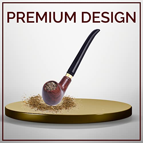 Image of Royal Swag Captain Tobacco Pipe Smoking Pipe With Removable Pipe Give It The Unique Touch Of Smoke Durable Handmade Classic Retro Sailor Pipe Made In India