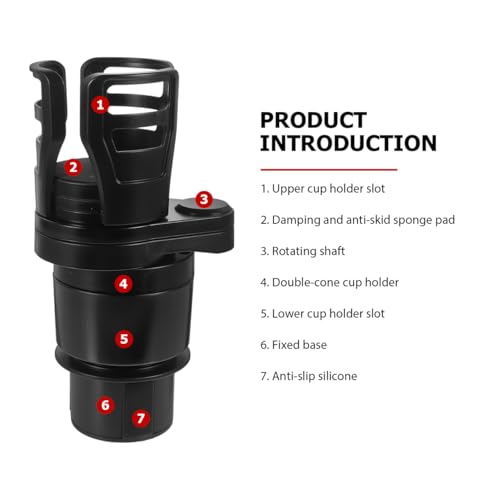 Portavasos para auto con base giratoria ajustable Cabilock miniatura 3