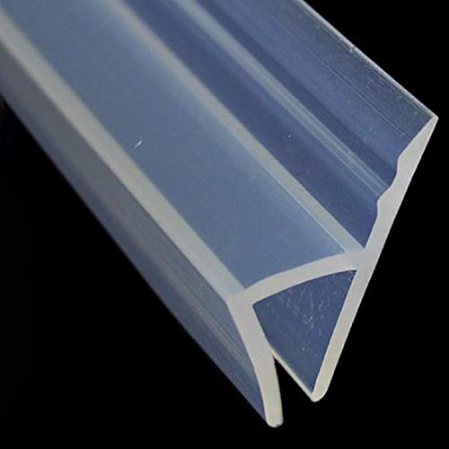 Zengest Glass Door Seal Strip, 120 Inch Soft Shower Door Sweep To Stop Leaks, Shower Silicone Seal Strip #TOP6