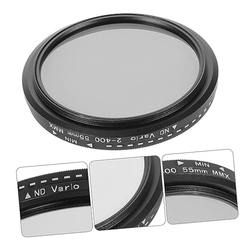 Filtro ND variable de 55mm de aleación de aluminio con densidad neutra regulable ND2-ND400 6